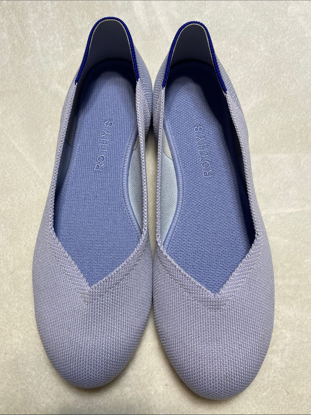 Rothy's Lavender Knit Ballet Flats 8.5